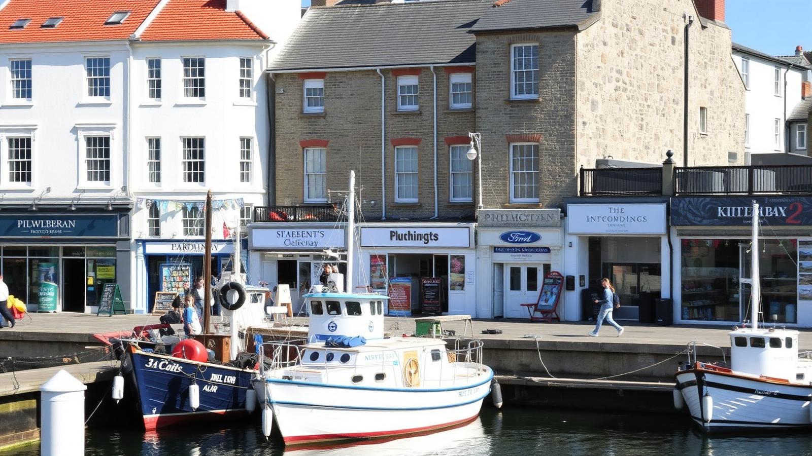 Structured Data for Plymouth trades and small businesses — Plymouth waterfront and the Barbican in Devon, where DigitalTiger helps local trades get found on Google